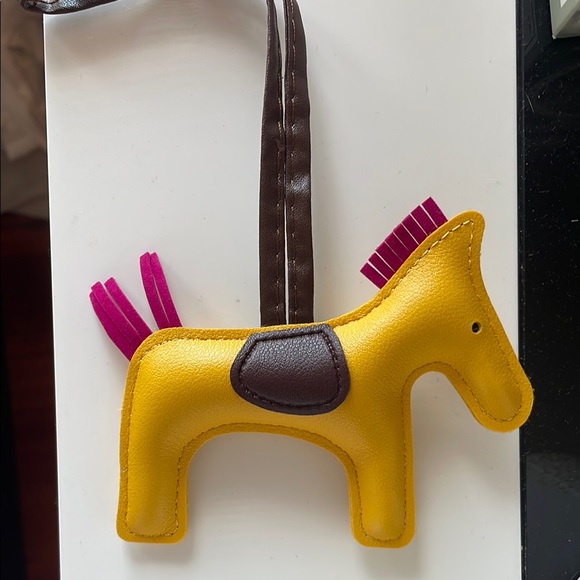 Accessories - Multiple colors available Yellow Horse-Shaped Keychain